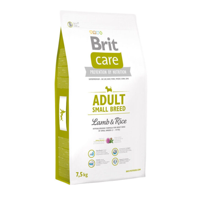 BRIT ADULT SMALL BREED LAMB & RICE - 7.5 Kg