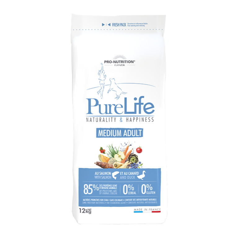 PURE LIFE ADULTO MEDIANO 12kg