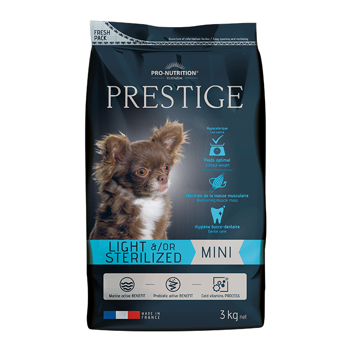 PRESTIGE LIGHT/ESTERILIZADO MINI 3kg