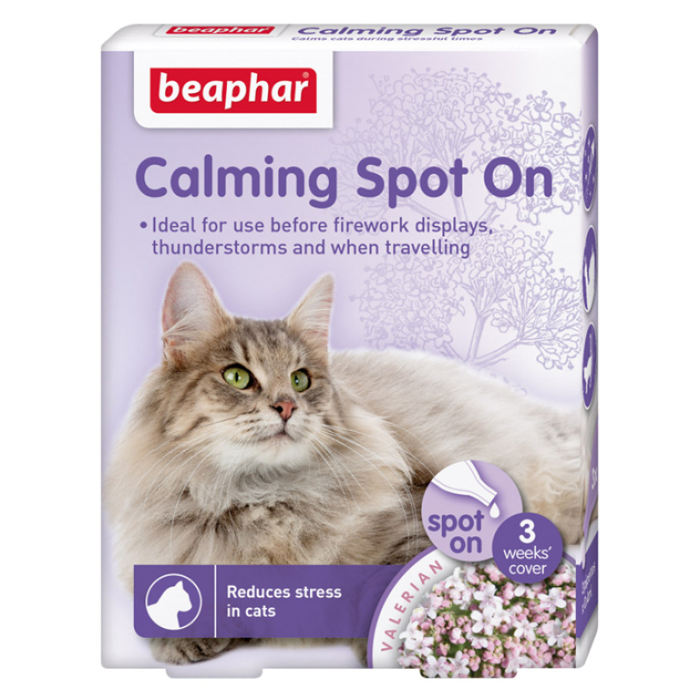 PIPETA CALMANTE NATURAL CALMING PARA GATOS X 3 UN