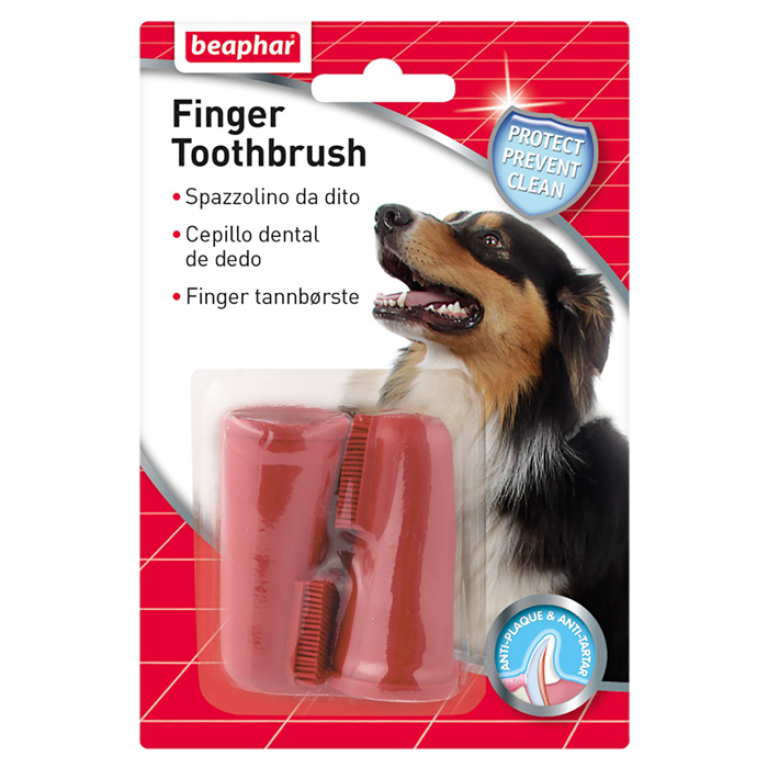 CEPILLO DIENTES DE DEDO PERROS Y GATOS