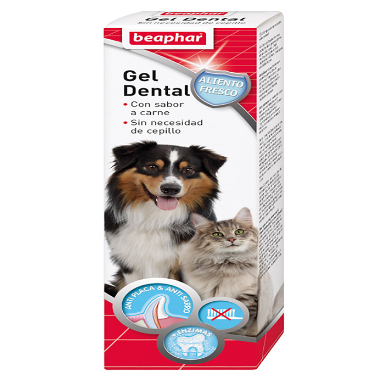 GEL CUIDADO DENTAL PERROS Y GATOS - 100 GR