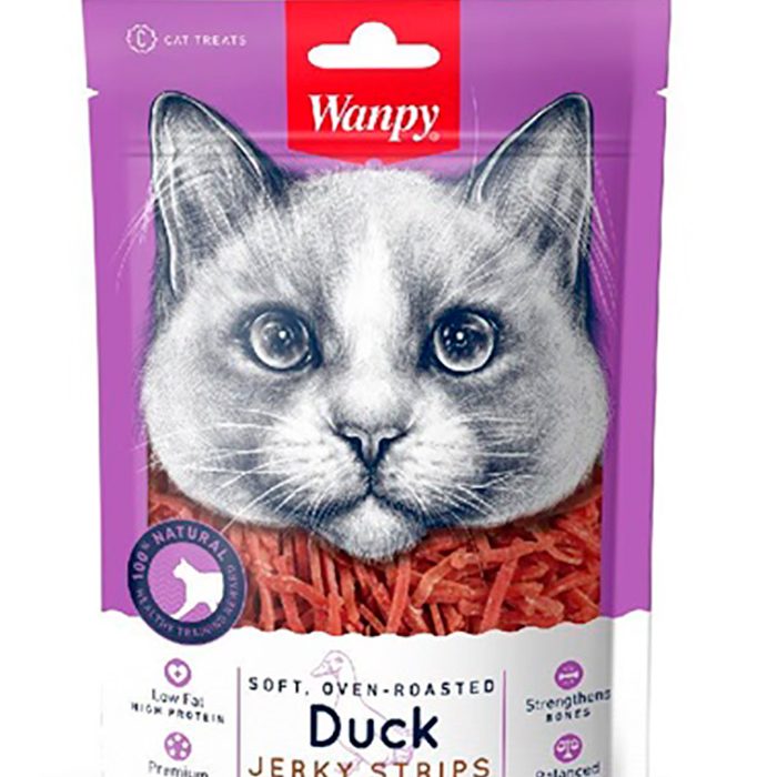 Wanpy Duck Jerky Strips - 80 Gr